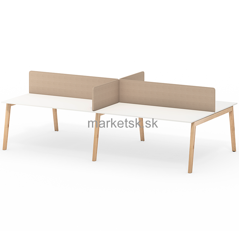 Kancelársky stôl Tb186 - 1800 x 1600 x 742 mm